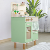 Nouveaux jouets de cuisine en bois pour filles d'âge préscolaire, ensemble de jeu de cuisine éducatif, jeu de simulation, valise de jeu DIY, jouets unisexes
