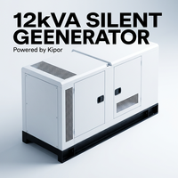 Meilleur prix pour un générateur diesel silencieux triphasé de 10 000 watts 10 kW 12 kVA