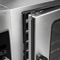 Four combiné professionnel à commande manuelle, en acier inoxydable robuste, à vapeur et à convection, pour une utilisation en cuisine traditionnelle