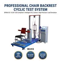 Testeur de dossier inclinable pour chaise de laboratoire et de bureau, évaluant la performance de cycle de vie du mécanisme d'inclinaison du dossier
