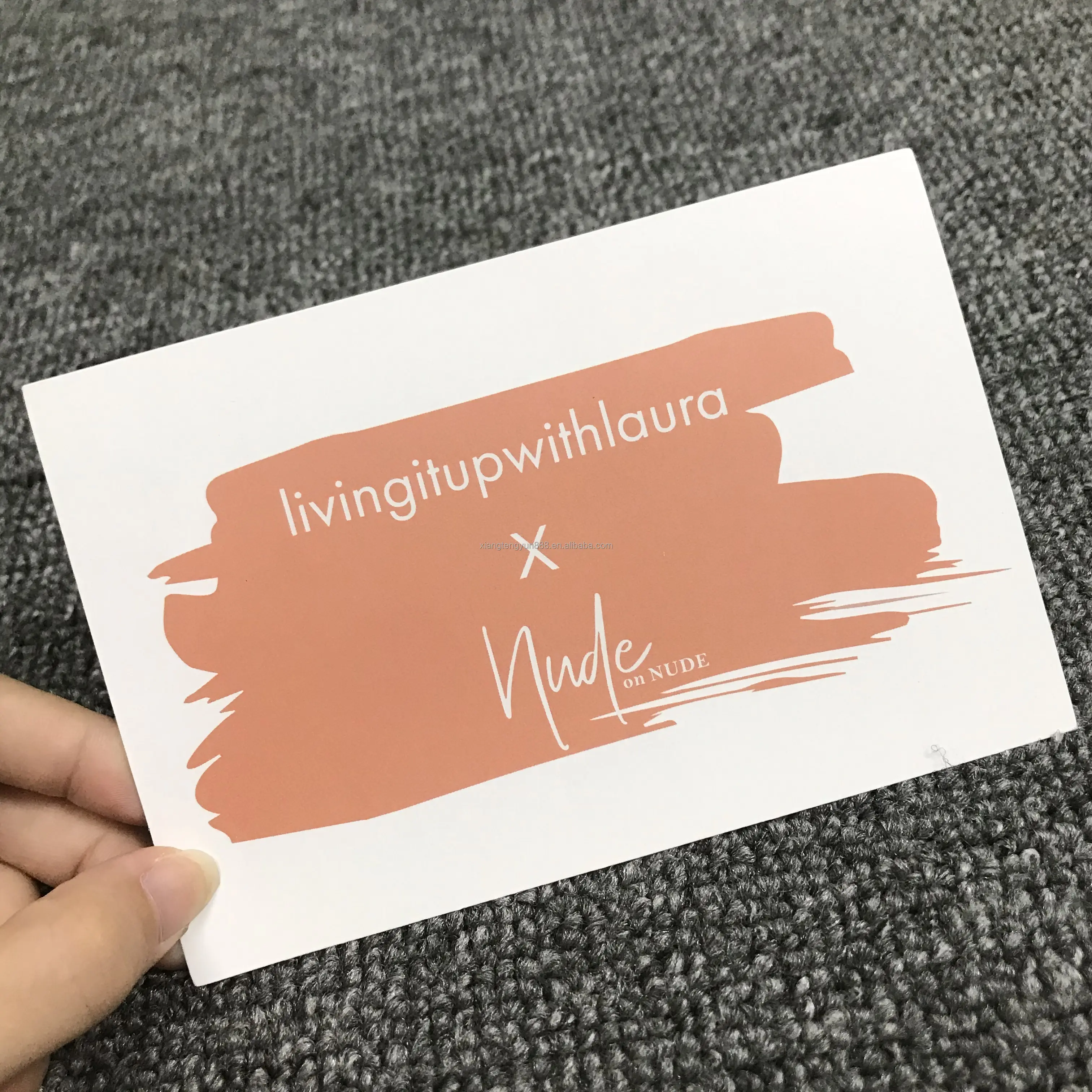 Carta di carta per invito a nozze dall'aspetto di lusso con stampa personalizzata Spot Uv/lamina d'oro di vendita calda, biglietti di carta di ringraziamento per E-commerce