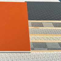 Panneau mural 3D moderne Panneau mural en bois de bambou Plaque carbone or sur papier peint en vinyle PVC insonorisé pour application en salle de sport