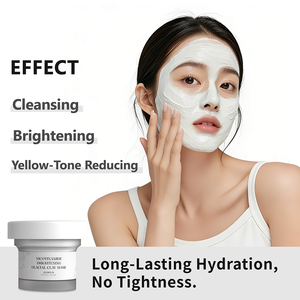 <span class=keywords><strong>Masque</strong></span> facial en argile de boue naturelle biologique de la mer Morte, nettoyant en profondeur, hydratant, hydratant, avec logo personnalisé OEM, marque privée - Product Image 5