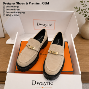 2026 Luxury Designer <b>shoe</b> for Men Women High Quality Suede Loafers <b>Beige</b> Gold Buckle Elegant Office Casual <b>Court</b> <b>Shoes</b> New - Product Image 1