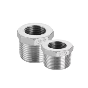 Raccord de tuyauterie hexagonal en acier inoxydable 304, 150 LB, réducteur fileté mâle x femelle, raccord NPT/BSP pour la <span class=keywords><strong>plomberie</strong></span> - Product Image 3