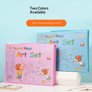 MingXiang 208 Stylos et crayons aquarelle à pointe fine, ensemble d'art en plastique pour la fête des enfants de l'école primaire - Product Image 4