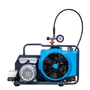 YiBang 4kw 5.5hp Gasoline Engine Diving Breathing Air Scuba Compressor Pump 100L/Min 300Bar 4500psi 300 Bar Compression 3 Stages