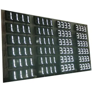 Supplier led production display led digital screen production for petrol station