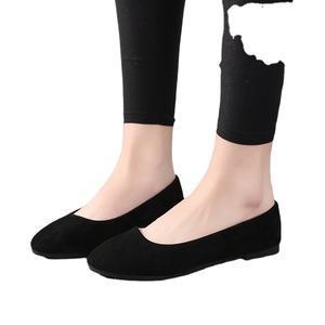 Nouvelles <span class=keywords><strong>chaussures</strong></span> plates en daim pour femmes, style printemps-automne, couleur bonbon, plateforme, grandes tailles 40-43 - Product Image 5
