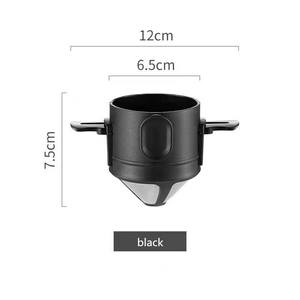 Acier inoxydable Café Brasseur Outils Suspendus Oreille Voyage Cadeau Pliant Verser Sur Café Filtre Tasse Gratuit-Filtre pour <span class=keywords><strong>Camping</strong></span> Shopping - Product Image 2