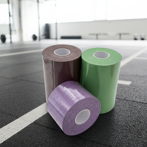Cinta Deportiva Elástica <span class=keywords><strong>de</strong></span> Kinesiología Personalizada <span class=keywords><strong>de</strong></span> 5 cm x 5 m con Certificación CE, Cinta <span class=keywords><strong>para</strong></span> la Piel y Multicolor, Cinta <span class=keywords><strong>para</strong></span> Fútbol - Product Image 1