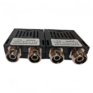 Module optique à double fibre Shengdawei 1x9 155M, port FC, 20KM, transceiver fibre optique de qualité industrielle - Product Image 3