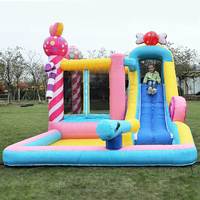 Maison gonflable commerciale en tissu oxford, personnalisée, château gonflable, de bonbonnière, château de saut pour l'usine, livraison gratuite