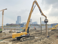 ANTENG V250 Grande pelle vibrante montée sur excavatrice pour travaux d'infrastructure, avec moteur, pompe, roulement et boîte de vitesses entièrement intégrés