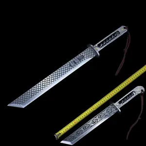중국 Longquan 고급 단조 수제 뼈 절단 야채 칼 고탄소 스테인레스 스틸 다기능 칼