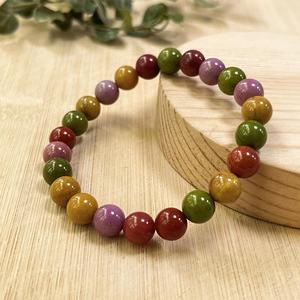 Bracelet en pierre naturelle, perles de verre colorées, énergie Reiki, exportateur expérimenté de qualité supérieure, inspection par un tiers - Product Image 5