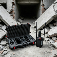 Détecteur de vibrations acoustiques avec moniteur 8 pouces, double caméra, localisation GPS, outil de signalisation pour survivants de tremblements de terre et de chutes de bâtiments
