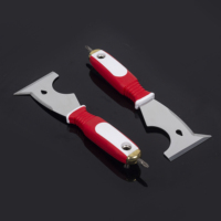 Outils de plâtrage professionnels, spatule multifonctionnelle en acier inoxydable, outils de plâtrage avec manche en fibre de verre durable