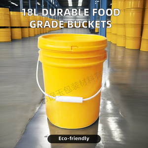 Fabriek Geleverde Recyclebare 18l Pp Keuken Emmer Duurzaam Food Grade Plastic <span class=keywords><strong>20l</strong></span> Verf Emmer 10l Pack Emmer Drums Vaten - Product Image 6