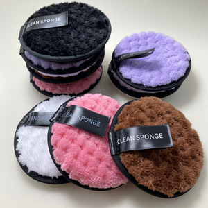 Tampons démaquillants réutilisables en microfibre double face, <span class=keywords><strong>nettoyant</strong></span> pour le <span class=keywords><strong>visage</strong></span>, écologiques, lavables, tampons démaquillants réutilisables - Product Image 5