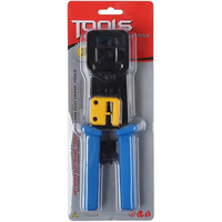 Pince à sertir RJ45 multifonctionnelle pour câbles réseau, coupe-câbles LAN, dénudeur et pince à sertir 6P 8P Cat5e Cat6 RJ11 RJ45