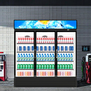 Commercial Three-Door Vertical <b>Refrigerator</b> Display Cabinet Portable Convenience Store Equipment <b>Freezer</b> - Product Image 3