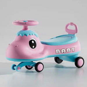 Высококачественная детская машинка-каталка в форме динозавра, чудесный багги со светом и музыкой, на батарейках, новая, очаровательная машинка для малышей - Product Image 5