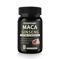 Ausreson OEM Comprimés de Maca et de Ginseng pour Améliorer l'Immunité, Complément Alimentaire de Santé
