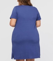 Prix d'usine – Ensemble pyjama 2 pièces confortable en modal et rayonne pour femme, grandes tailles, vêtements de nuit respirants, simples, unis et doux