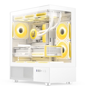 Boîtier PC blanc populaire en usine boîtier de jeu d'ordinateur ATX pleine <span class=keywords><strong>tour</strong></span> boîtier PC <span class=keywords><strong>Gamer</strong></span> boîtier d'ordinateur et tours Support 360 refroidisseur - Product Image 1