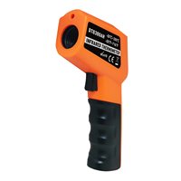 Thermomètre infrarouge numérique sans contact -50-380°C, pistolet de mesure de température laser avec écran LCD, matériau ABS