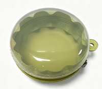 Pochette ronde en silicone transparent, mini sac étanche avec fermeture éclair, pochette souple en silicone pour bijoux et écouteurs, couleurs et motifs personnalisés