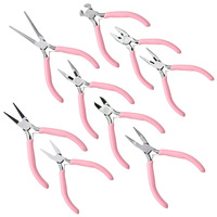 Différents types de pinces, pinces à bec, pour la fabrication de bijoux faits main, pinces à bec rond multifonctionnelles, mini outils pour l'enroulement de fil et la fabrication de perles