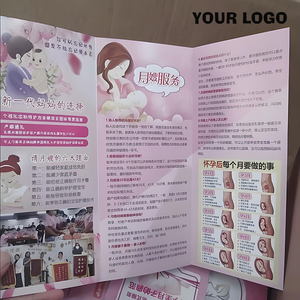Thiết kế riêng tùy chỉnh Tri-fold Flyer nhà hàng in ấn menu quảng cáo giấy in ấn dịch vụ A4 Kích thước Brochure - Product Image 6