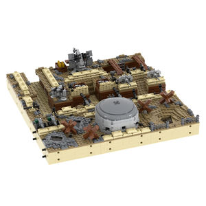 MOC5094 Bloques de Construcción de Posiciones de Artillería Antiaérea de la Segunda Guerra Mundial, Cráteres de Explosiones, Búnker, Metralla, Bazuca, Arsenal, Juguetes de Construcción para Niños - Product Image 3