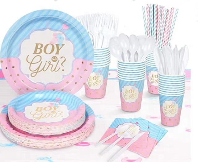 Eid Party Tableware Party Supplies Gold