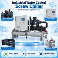 Système de refroidissement industriel 120HP, refroidisseur à vis refroidi par eau, solution de refroidissement centralisée pour applications manufacturières