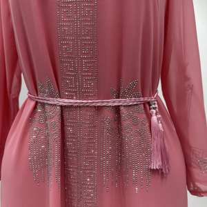 Abiti da donna all'ingrosso stile <span class=keywords><strong>palazzo</strong></span> con stampa, lacci, maniche a lanterna, gonne a pieghe, abiti retrò da ballo grandi da donna - Product Image 5