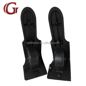 Ruedas de Repuesto Transparentes de Plástico Negro para Bolsas de Viaje, Ruedas Giratorias de 360 Grados para Bolsas de Golf - Product Image 5