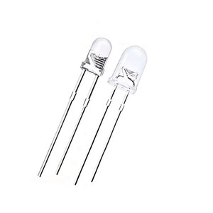 Kit de 10 diodes LED UV 365nm 370nm 375nm 380nm 395nm 400nm 415nm 420nm DIP 3mm 5mm, Diodes LED UV transparentes, LED ultraviolettes - Product Image 1