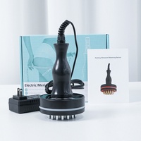 Appareil de massage électrique Gua Sha chauffant et vibrant pour les épaules et le cou, avec brosse de raclage et ventouses