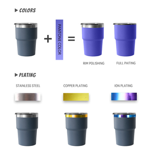 Tùy Chỉnh 8Oz 16Oz Trvael Cốc 304 Thép Không Gỉ Mini Cốc Đôi Tường Chân Không Cách Nhiệt Espresso Cốc Cà Phê Với Logo - Product Image 5