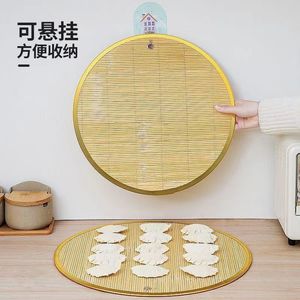 Alfombrilla de bambú redonda de 37 cm para cocinar al vapor, para uso doméstico - Product Image 2
