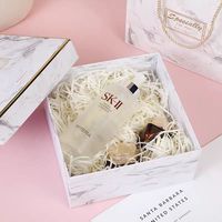 Caja de Regalo de Cartón Corrugado Moderno, Exquisito y Reciclable para Cumpleaños, Ceremonias, Regalos Sorpresa, con Relieve