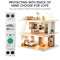 Disjoncteur intelligent 63A Tuya WiFi - Relais avec compteur d'énergie, mini-compteur KWh, moniteur, minuterie, protection OV/UV 110V 230V