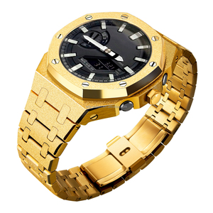 Cajas de Reloj Modificadas Ga2100, Kit de Modificación de Acero Inoxidable Esmerilado, Caja de Reloj de Metal para <span class=keywords><strong>G</strong></span> <span class=keywords><strong>Shock</strong></span> Ga <span class=keywords><strong>2100</strong></span> - Product Image 2