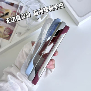 เคสโทรศัพท์พีซีแบบบางพิเศษไร้ขอบ สำหรับ iPhone 18 17 Air 16 15 Pro Max พร้อมตัวป้องกันเลนส์แม่เหล็กหลากสี ฝาหลังแข็ง - Product Image 3