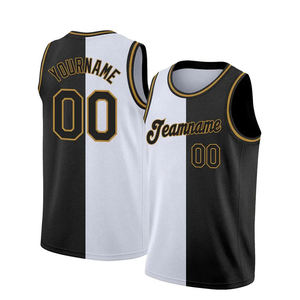 Maillot de basket-ball pour hommes entièrement personnalisé, respirant, tendance, grandes tailles, vêtements de basket-ball - Product Image 1