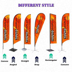 Custom Printing Single Sided Fabric Outdoor Beach Feather Flag Banner Personalized Feather Banner Flag - Product Image 2