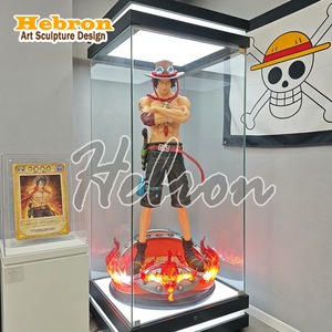 Vente d'usine, prix bas, figurine d'<span class=keywords><strong>action</strong></span> de personnage d'anime grandeur nature, statue Luffy One Piece, statue Ace, statue Luffy - Product Image 3